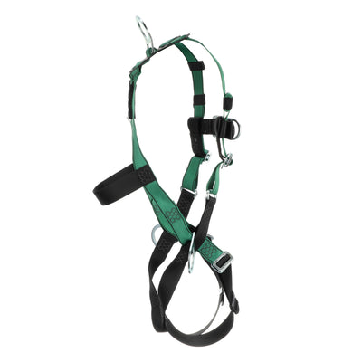 MSA V-FORM Harness w/Back, Front & Side D-Rings - Qwik-Fit Leg Straps - Super Extra Large - 10197438