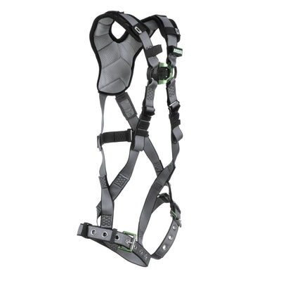 MSA V-FIT Harness w/Back D-Ring - Tongue Buckle Leg Straps - Shoulder & Leg Padding - Standard - 10194977