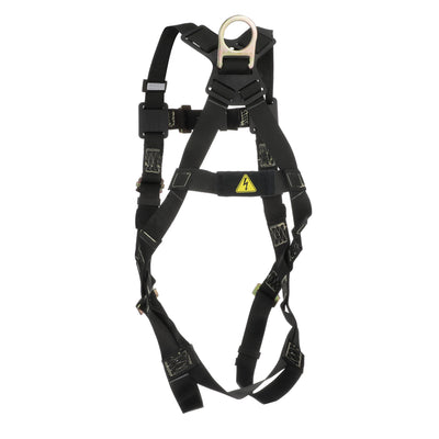 MSA Workman Arc Flash Vest-Style Harness w/Back D-Ring - Tongue Buckle leg straps - Standard (STD) - 10152637