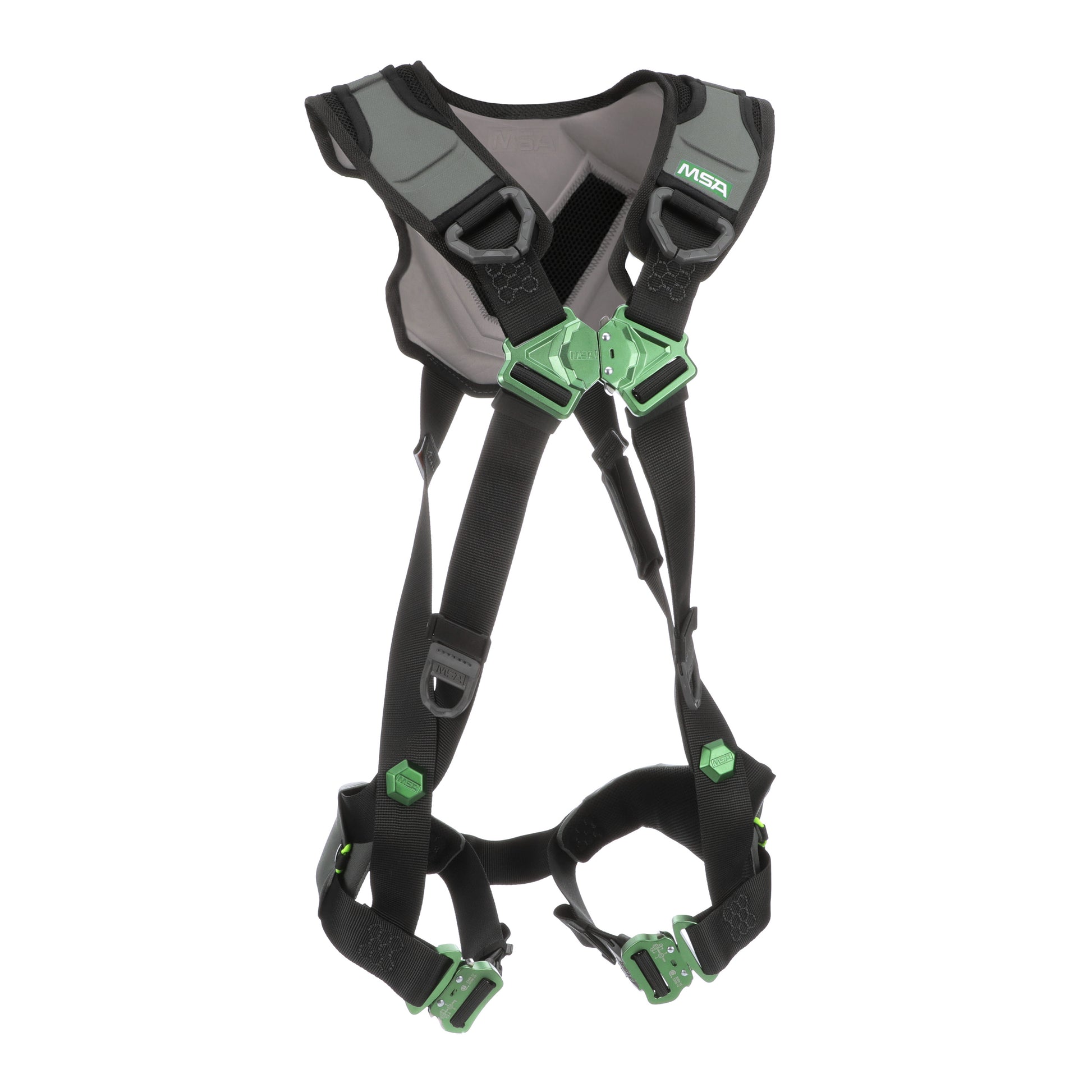 MSA V-FLEX Harness w/Back D-Ring - Quick Connect Leg Straps - Standard - 10239740
