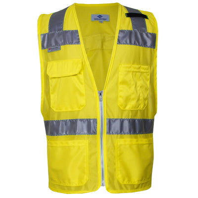 NSA Hi-Vis Deluxe Mesh Safety Vest Class 2 - VNT8150_ _