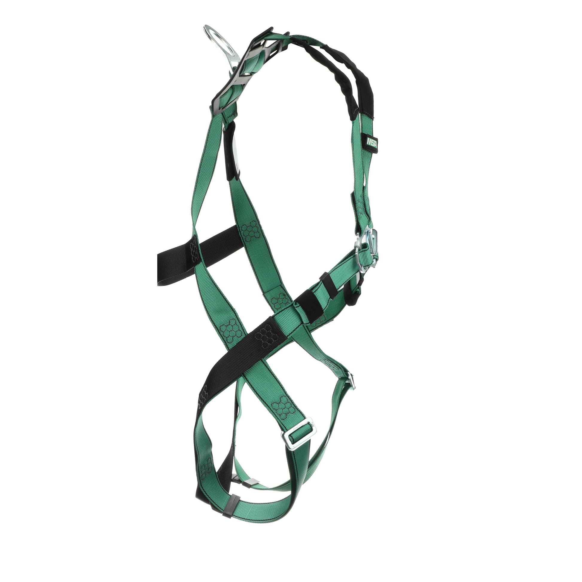 MSA V-FORM Harness w/Back D-Ring - Qwik-Fit Leg Straps - Super Extra Large - 10197198