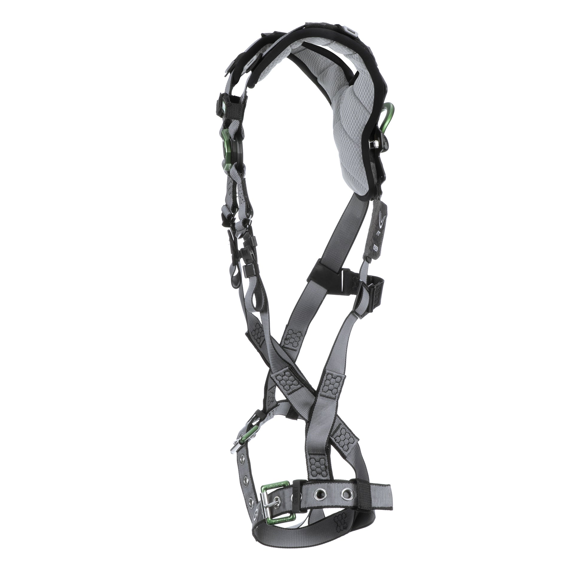 MSA V-FIT Harness w/Back D-Ring - Tongue Buckle Leg Straps - Shoulder & Leg Padding - Standard - 10194977