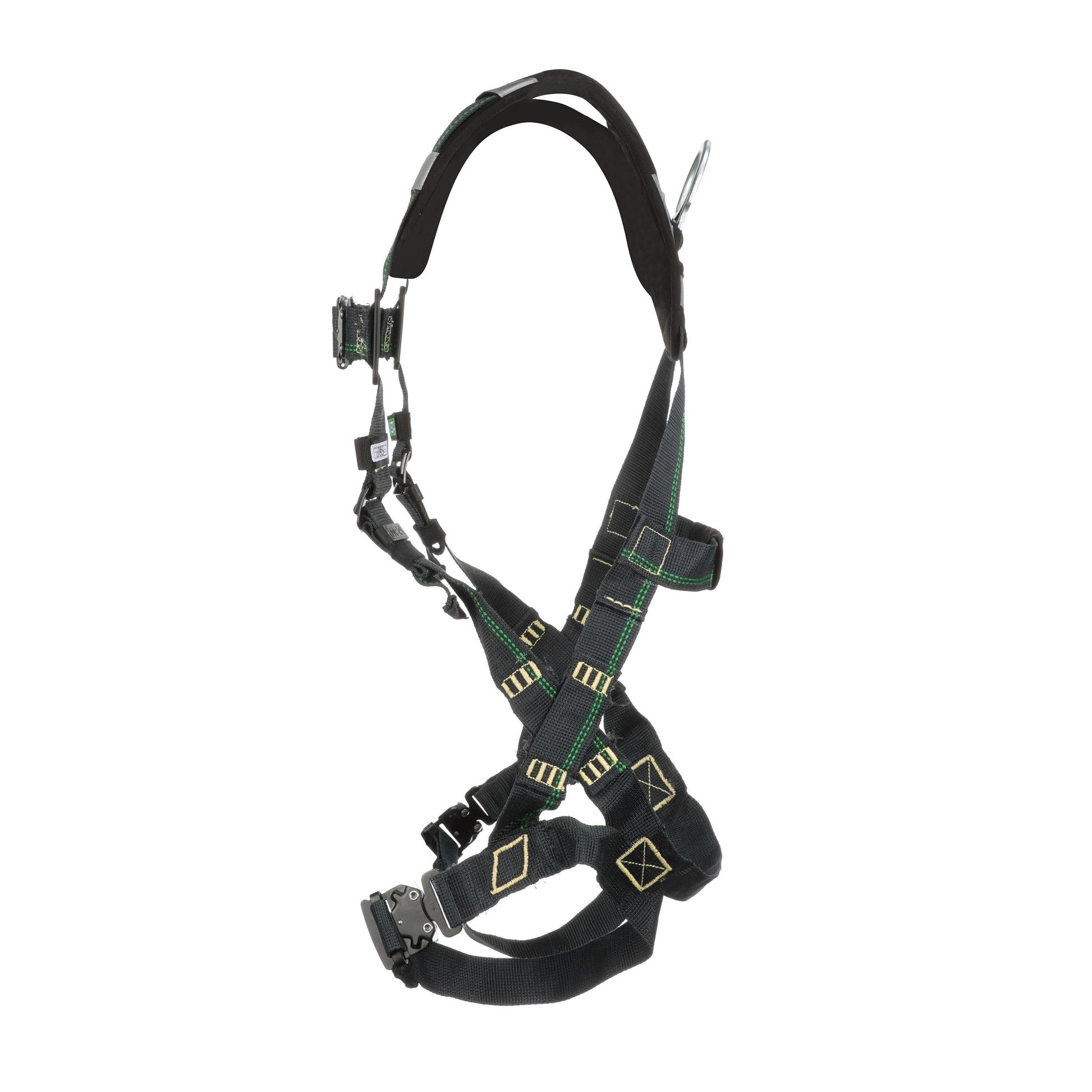MSA EVOTECH Arc Flash Harness w/Back D-Ring - Quick-Connect leg straps - Shoulder Padding - X-Small (XSM) - 10150143