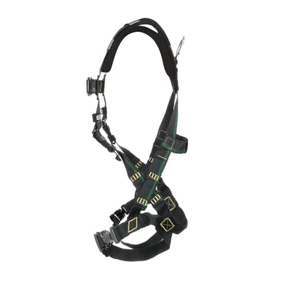 MSA EVOTECH Arc Flash Harness w/Back D-Ring - Quick-Connect leg straps - Shoulder Padding - X-Small (XSM) - 10150143