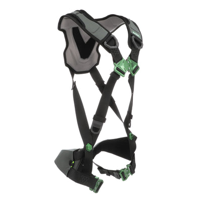 MSA V-FLEX Harness w/Back D-Ring - Quick Connect Leg Straps - Standard - 10239740