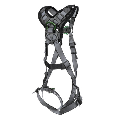MSA V-FIT Harness w/Back D-Ring - Tongue Buckle Leg Straps - Shoulder & Leg Padding - Standard - 10194977