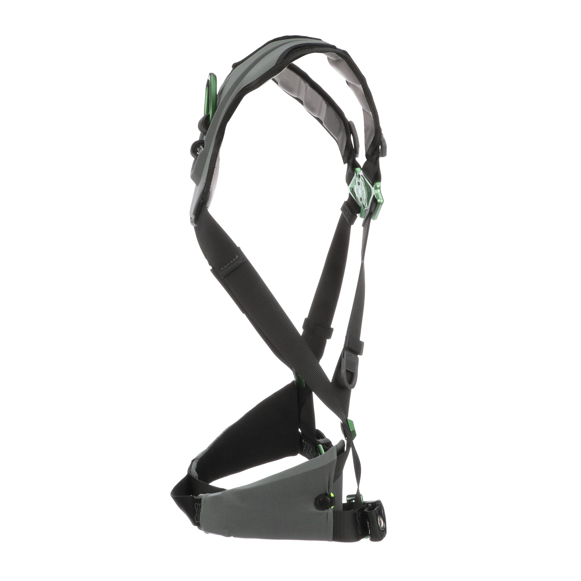 MSA V-FLEX Harness w/Back D-Ring - Tongue Buckle Leg Straps - Extra Large - 10239985