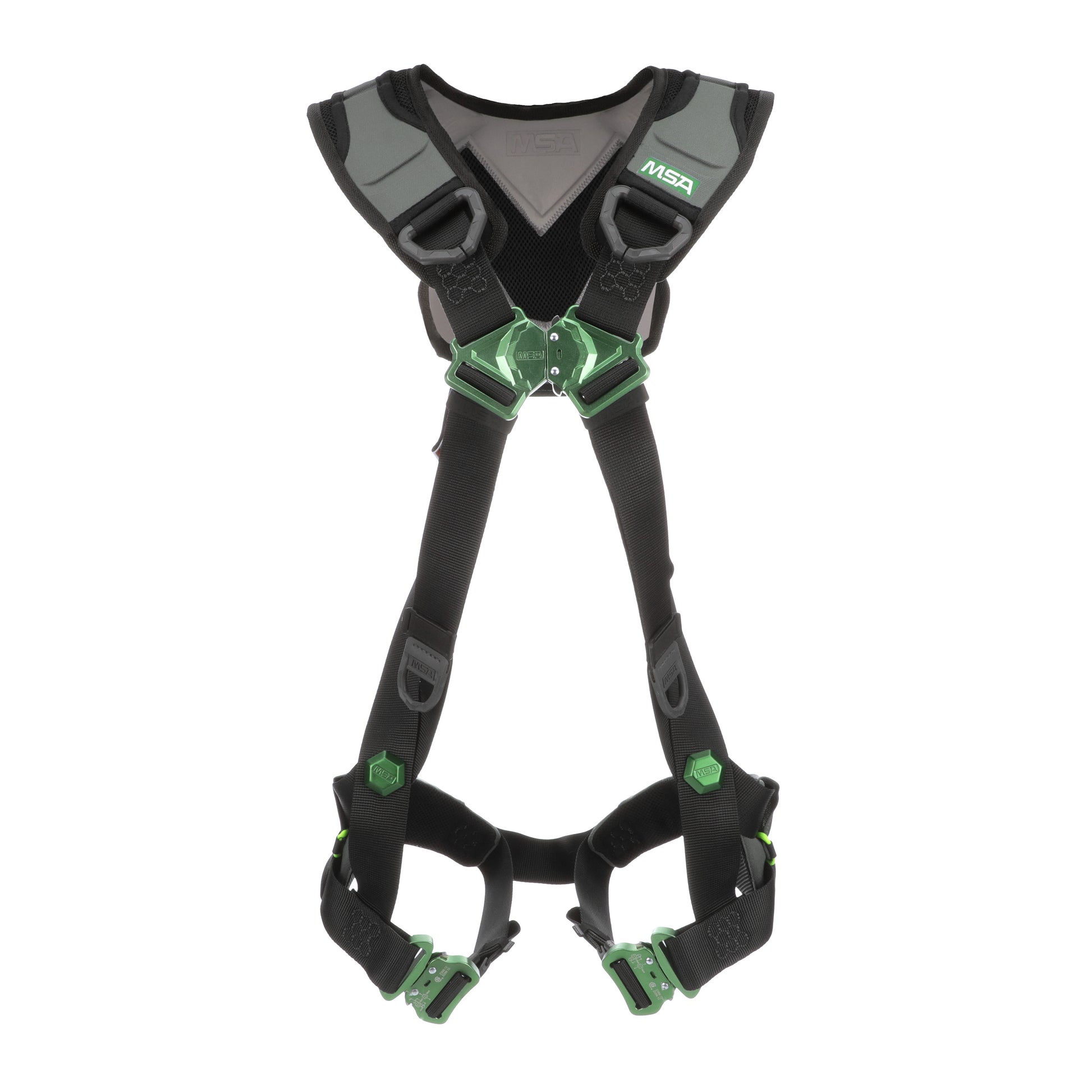 MSA V-FLEX Harness w/Back D-Ring - Quick Connect Leg Straps - Extra Large - 10239981