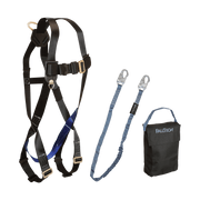 FallTech Harness and Lanyard 3-pc Kit Including Small Storage Bag (7007 8259 5005P) - KIT072595P