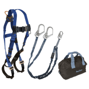 FallTech Harness and Lanyard 3-pc Kit Including Medium Storage Bag (7015 8259Y3 5006MP) - KIT159Y36P
