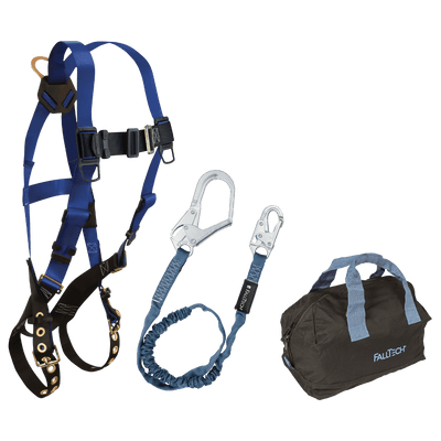 FallTech Harness and Lanyard 3-pc Kit Including Medium Storage Bag (7016 82593 5006MP) - KIT165936P