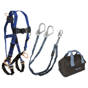 FallTech Harness and Lanyard 3-pc Kit Including Medium Storage Bag (7017 8259Y3 5006MP) - KIT179Y36P