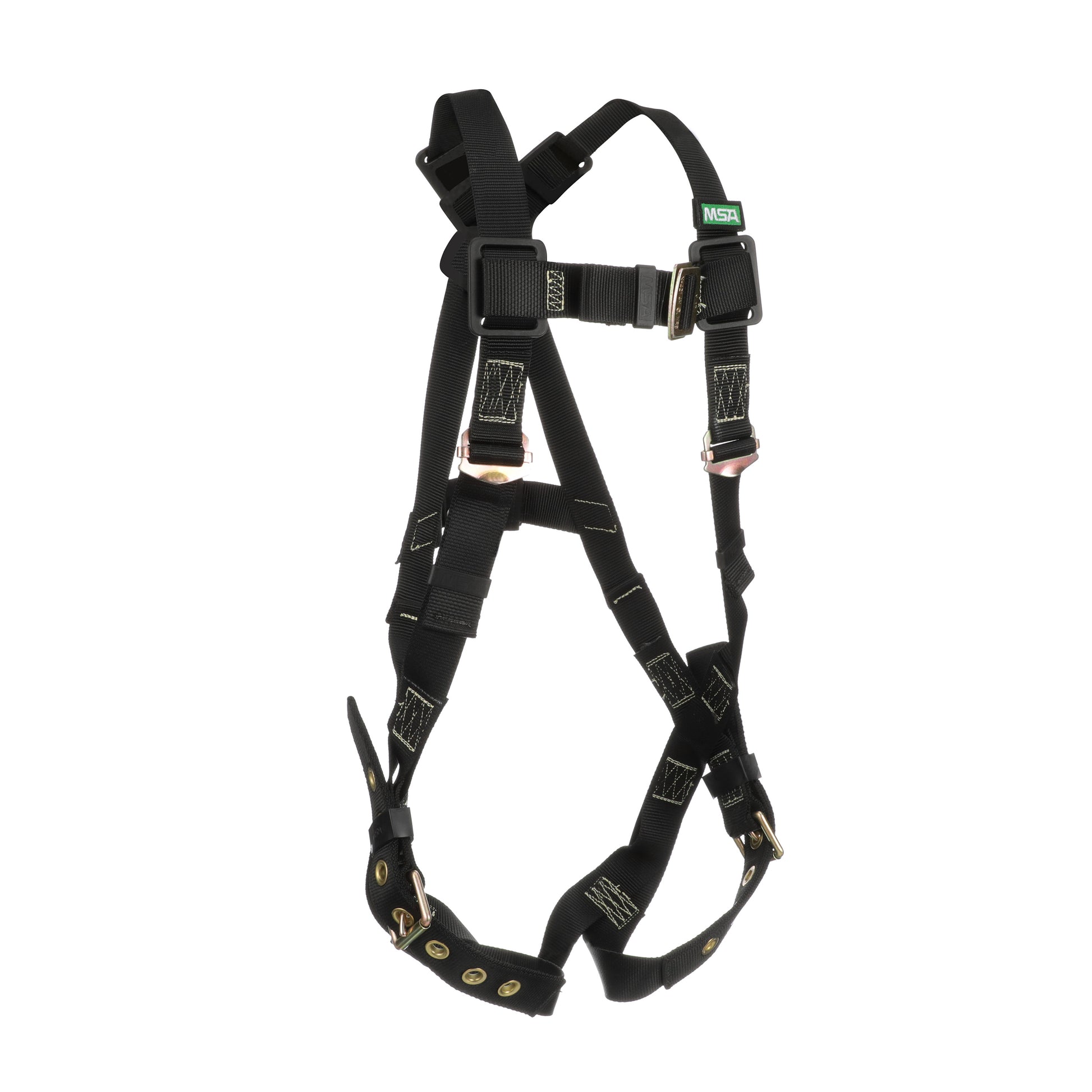 MSA Workman Arc Flash Vest-Style Harness w/Back D-Ring - Qwik-Fit leg straps - Standard (STD) - 10152652