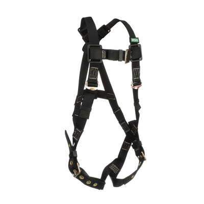 MSA Workman Arc Flash Vest-Style Harness w/Back D-Ring - Qwik-Fit leg straps - Standard (STD) - 10152652