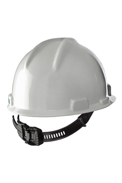MSA Basic Slotted Hard Hat with 1-Touch Suspension - I ZHH34018