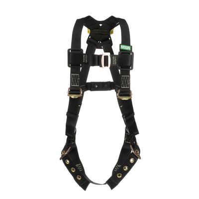 MSA Workman Arc Flash Vest-Style Harness w/Back Web Loop - Tongue Buckle leg straps - X-Small (XSM) - 10152632