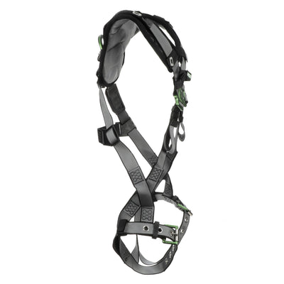 MSA V-FIT Harness w/Back D-Ring - Tongue Buckle Leg Straps - Shoulder Padding - Extra Small - 10194888