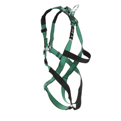 MSA V-FORM Harness w/Back D-Ring - Qwik-Fit Leg Straps - Extra Large - 10197197