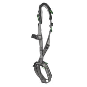 MSA V-FIT Harness w/Back & Shoulder D-Rings - Tongue Buckle Leg Straps - Shoulder Padding - Extra Small - 10194936