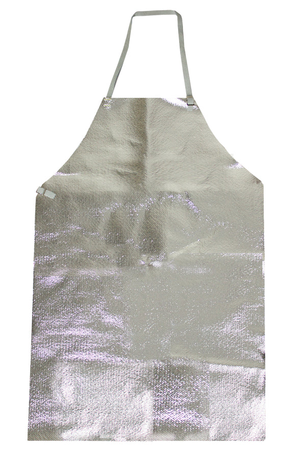NSA CARBON ARMOUR SILVERS Aluminized Apron - A02NL24X36