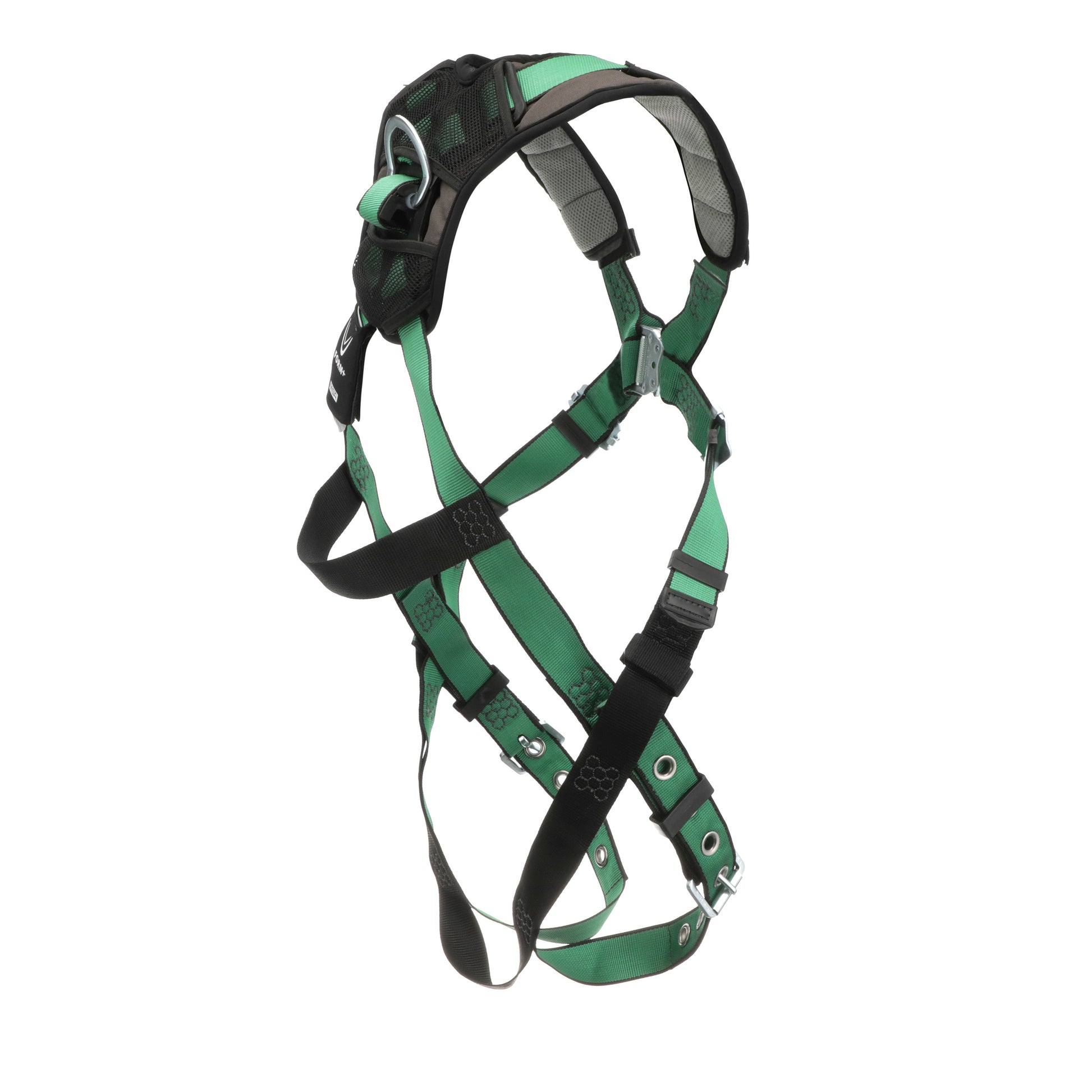 MSA V-FORM+ Harness w/Back & Front D-Rings - Tongue Buckle Leg Straps - Extra Small - 10206092