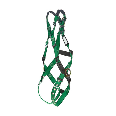 MSA V-FORM Harness w/Back & Side D-Rings - Tongue Buckle Leg Straps Quick Connect Chest Buckle - Extra Large - 10206063