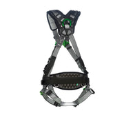 MSA V-FIT Construction Harness w/Back & Side D-Rings - Quick-Connect Leg Straps - Shoulder Padding - Extra Large - 10195135
