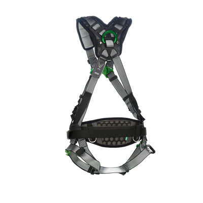 MSA V-FIT Construction Harness w/Back & Side D-Rings - Quick-Connect Leg Straps - Shoulder Padding - Super Extra Large - 10195136