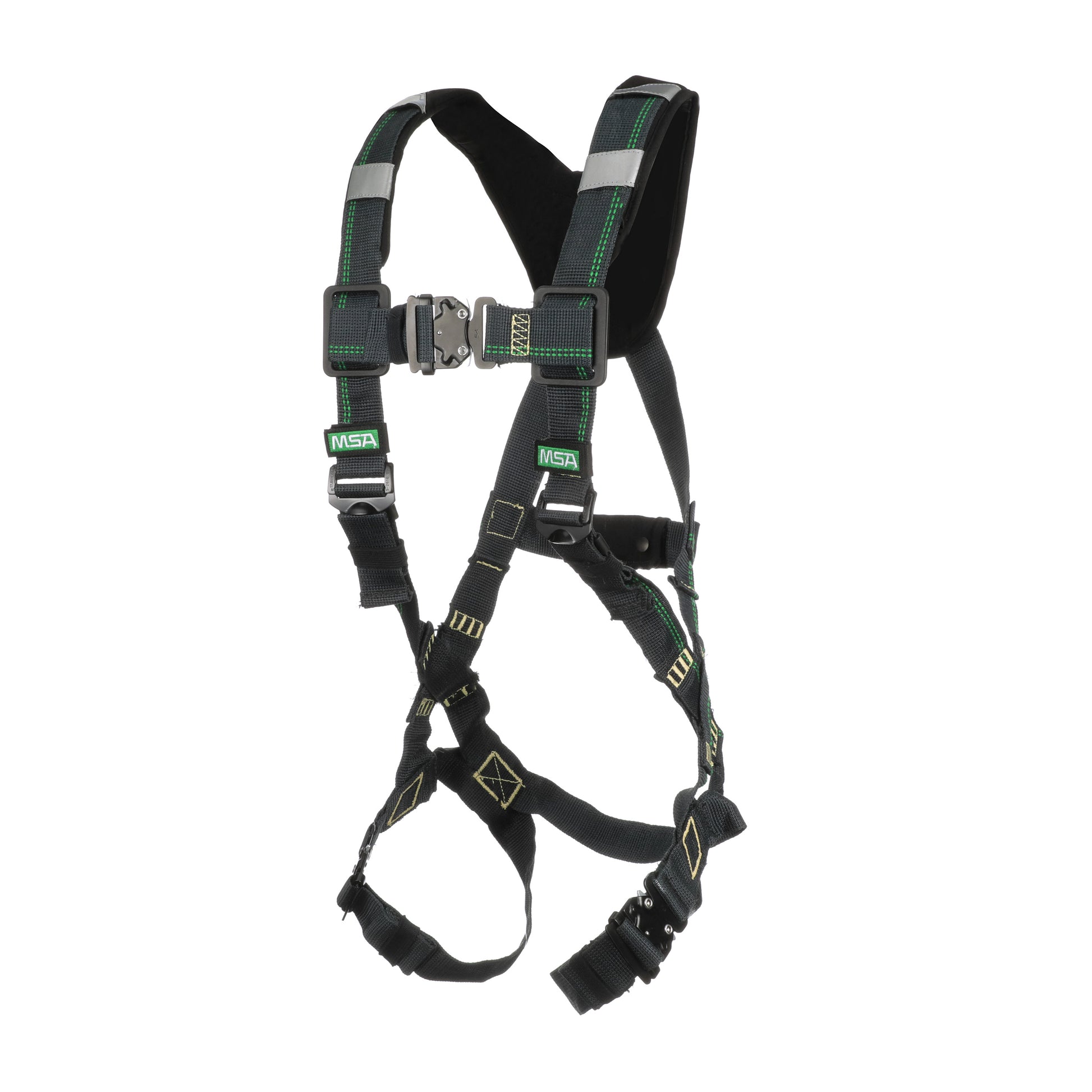 MSA EVOTECH Arc Flash Harness w/Back D-Ring - Quick-Connect leg straps - Shoulder Padding - X-Small (XSM) - 10150143