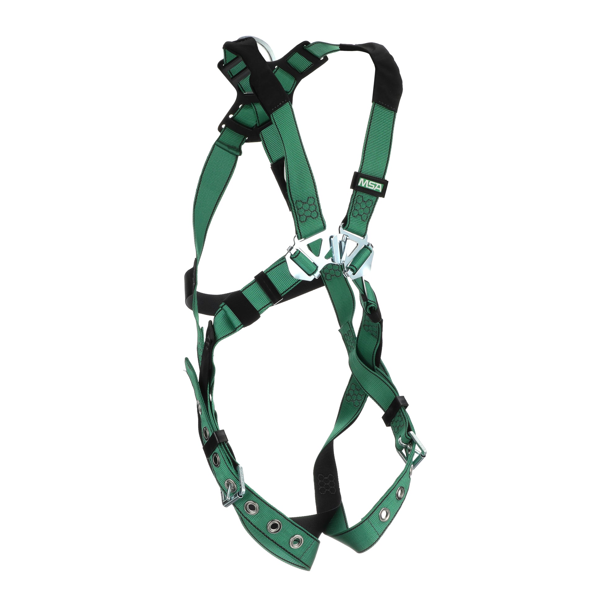 MSA V-FORM Harness w/Back D-Ring - Tongue Buckle Leg Straps - Standard - 10196642