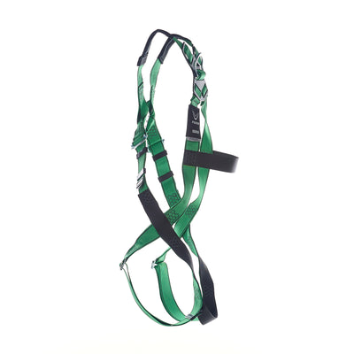 MSA V-FORM Harness w/Back D-Ring - Qwik-Fit Leg Straps Quick Connect Chest Buckle - Extra Small - 10207679