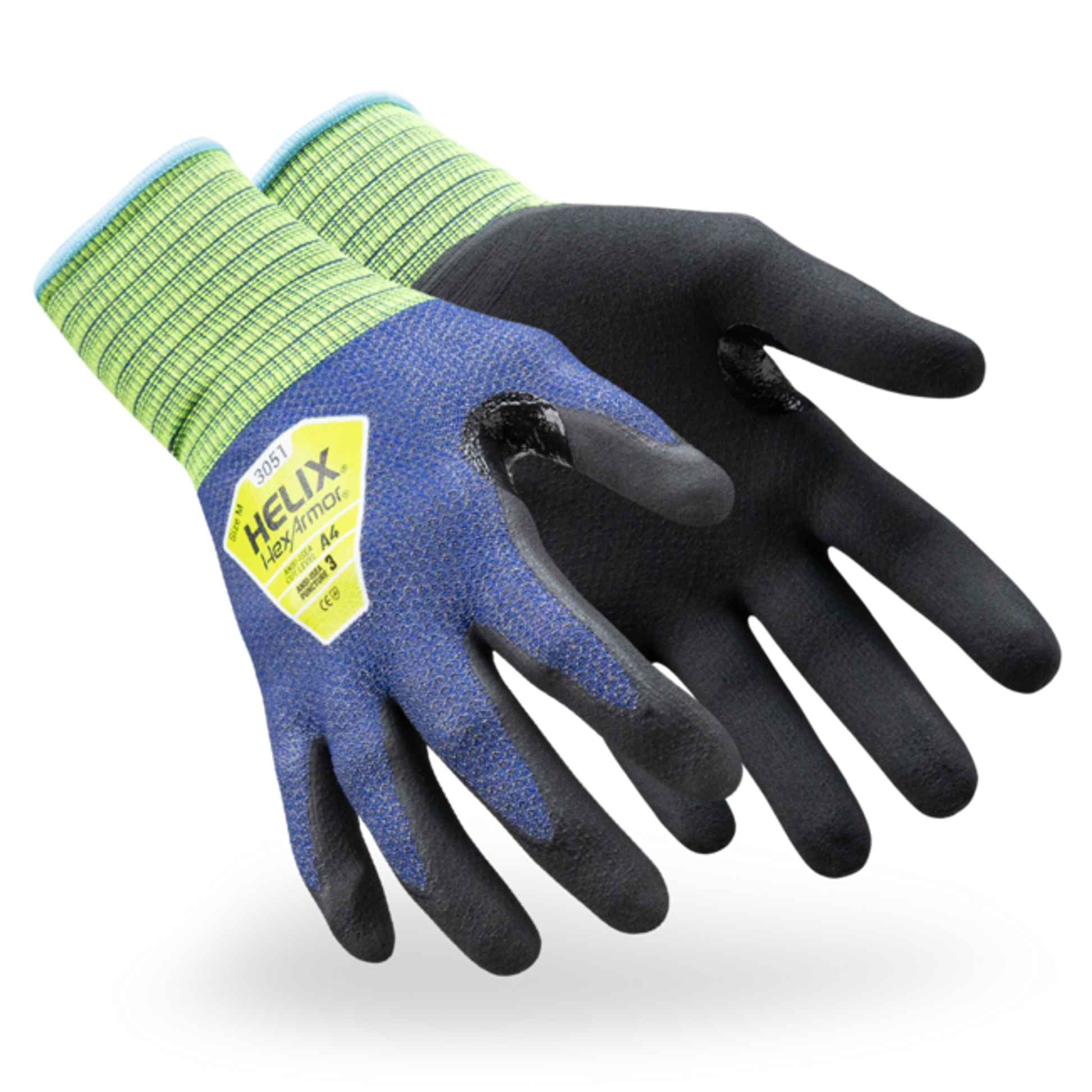 HexArmor Helix 3051 Cut Level A4 Gloves