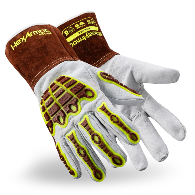 HexArmor Heatarmor 5055 Welding Glove Cut Level A6 Gloves