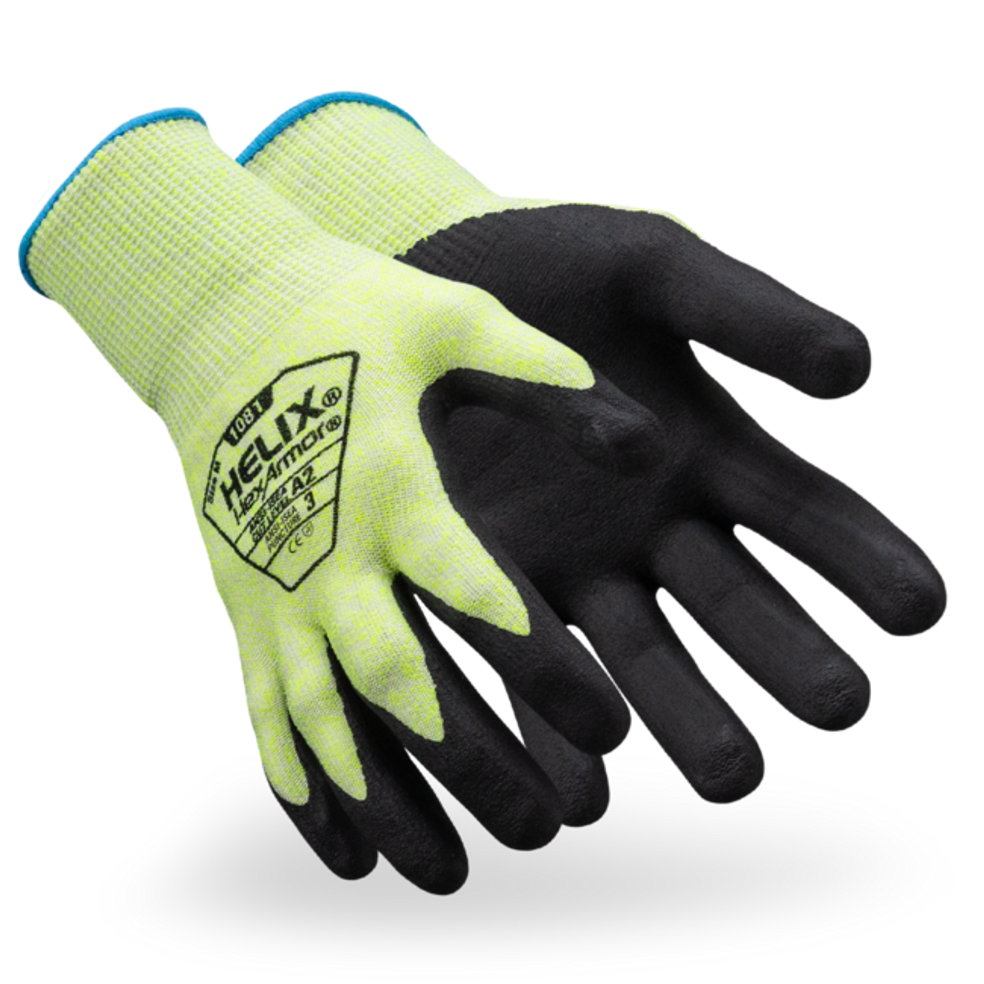 HexArmor Helix 1081 Cut Level A2 Gloves