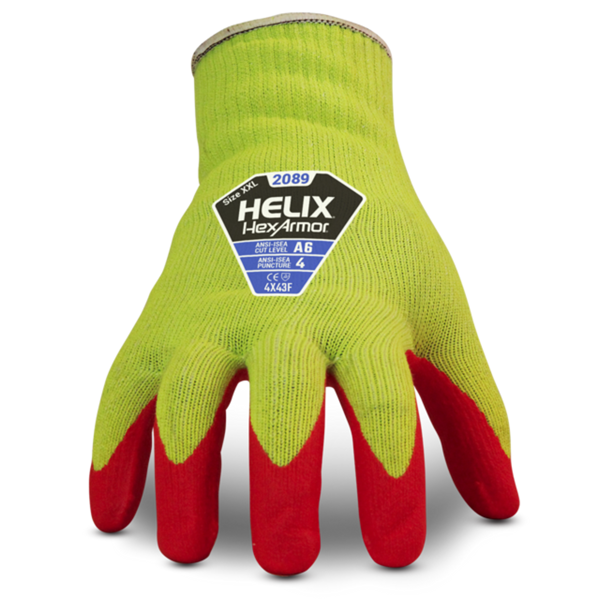 HexArmor Helix 2089 Cut A6 - CE 4X43F Gloves - Pair