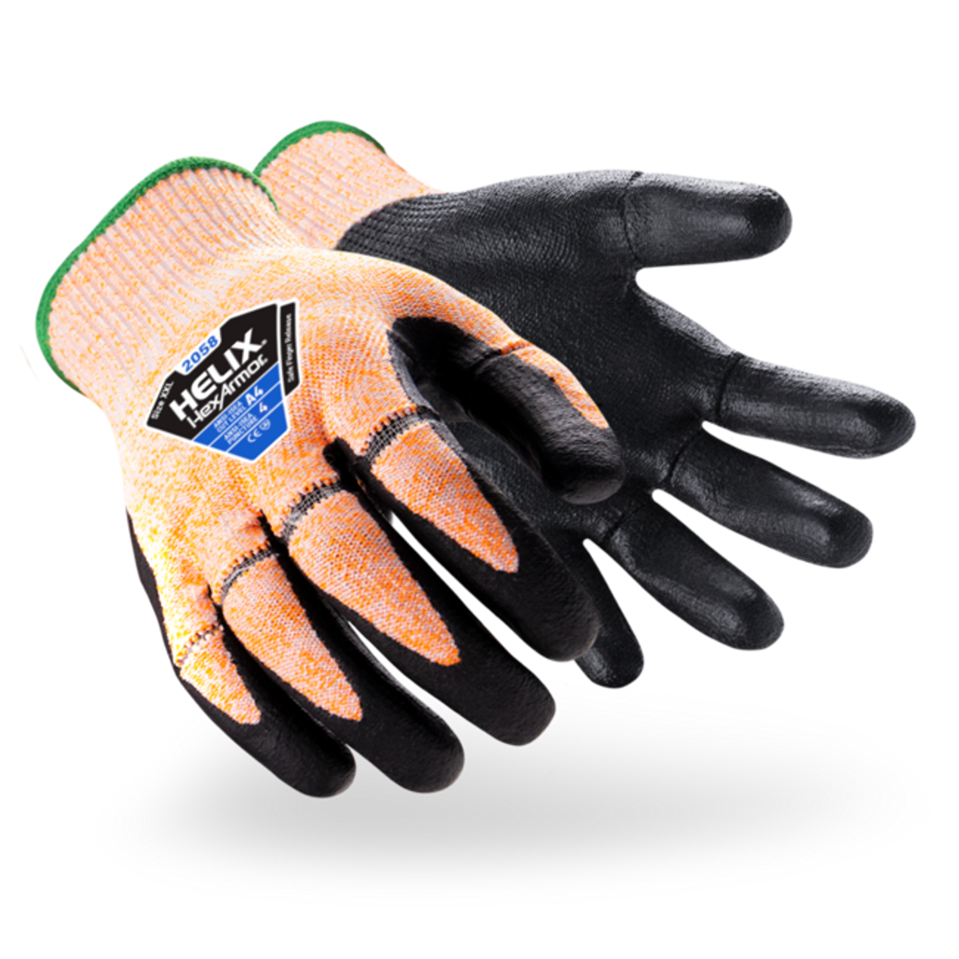 HexArmor Helix 2058 Cut Level A4 Gloves