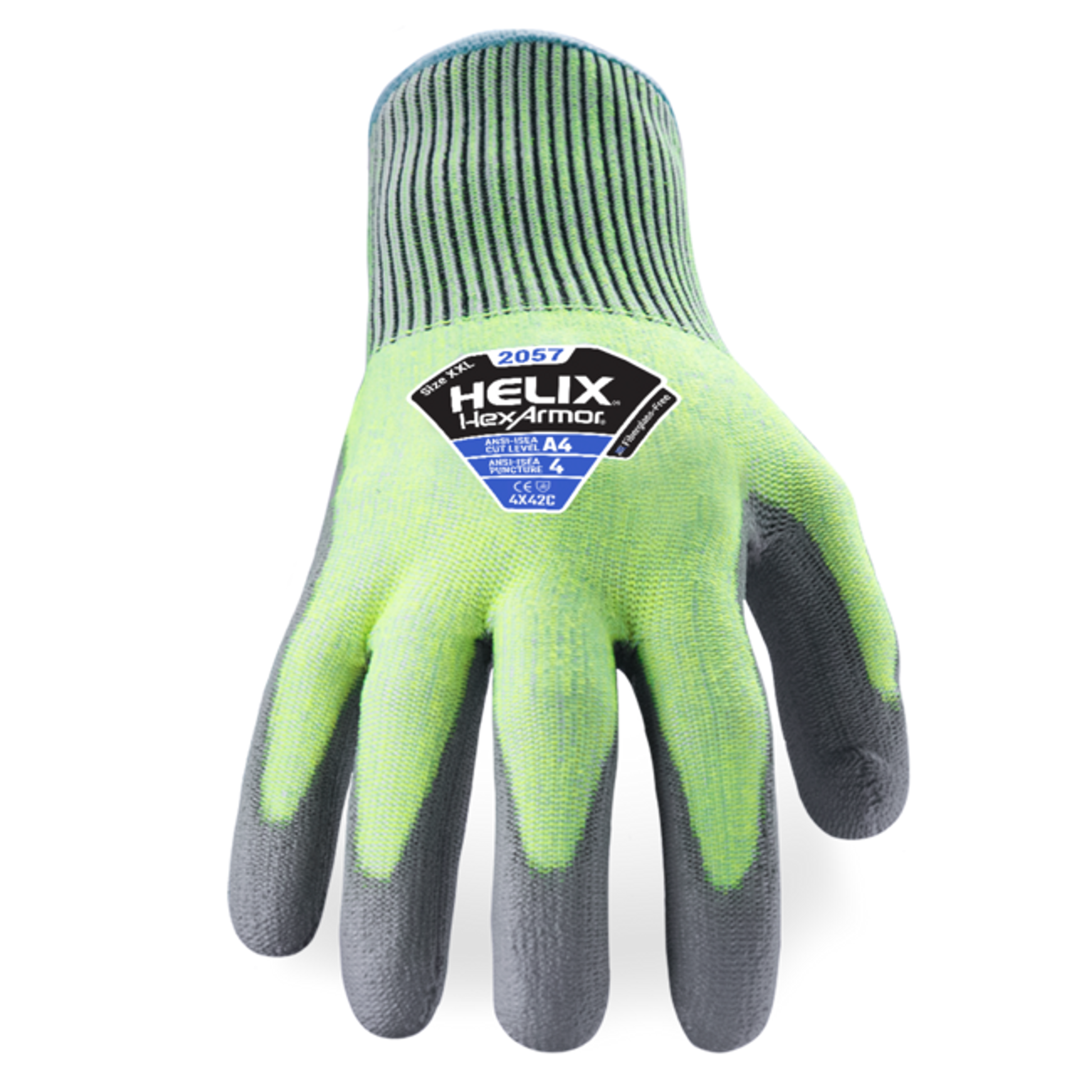 HexArmor Helix 2057 Cut A4 - CE 4X42C Gloves - Pair