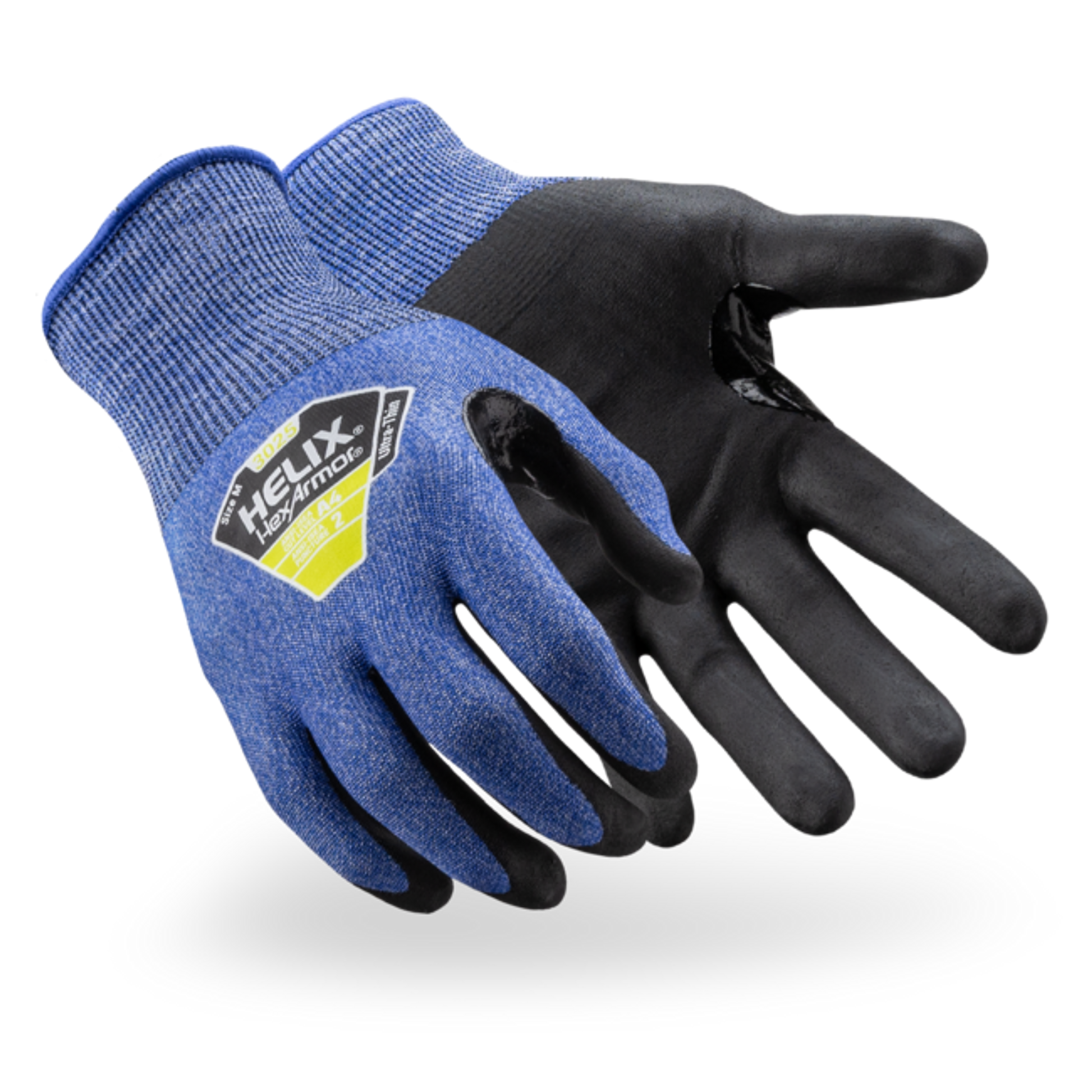 HexArmor Helix 3025 Cut Level A4 Gloves