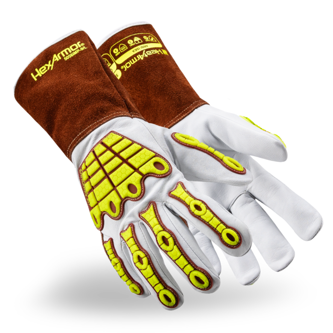 HexArmor Heatarmor 5056IMP Welding Glove Cut Level A9 Gloves