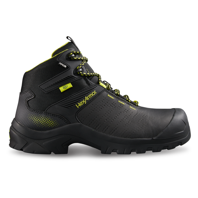 HexArmor Xbase Black Composite Toe Safety Boot - F2000