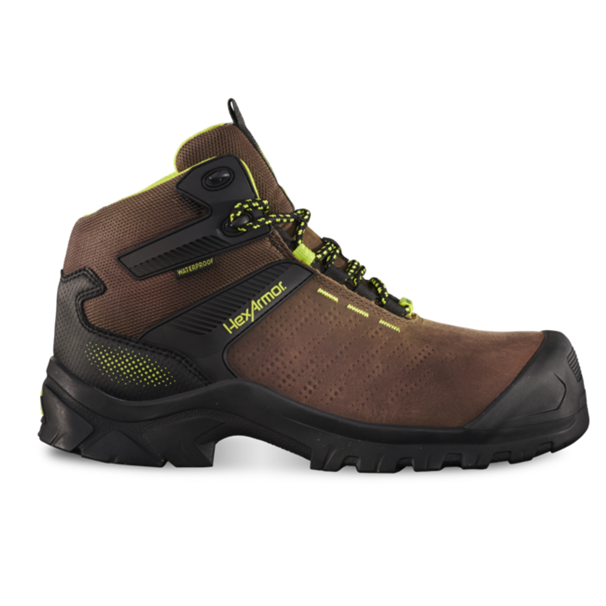 HexArmor Xbase Met Brown Composite Toe Safety Boot - F2010