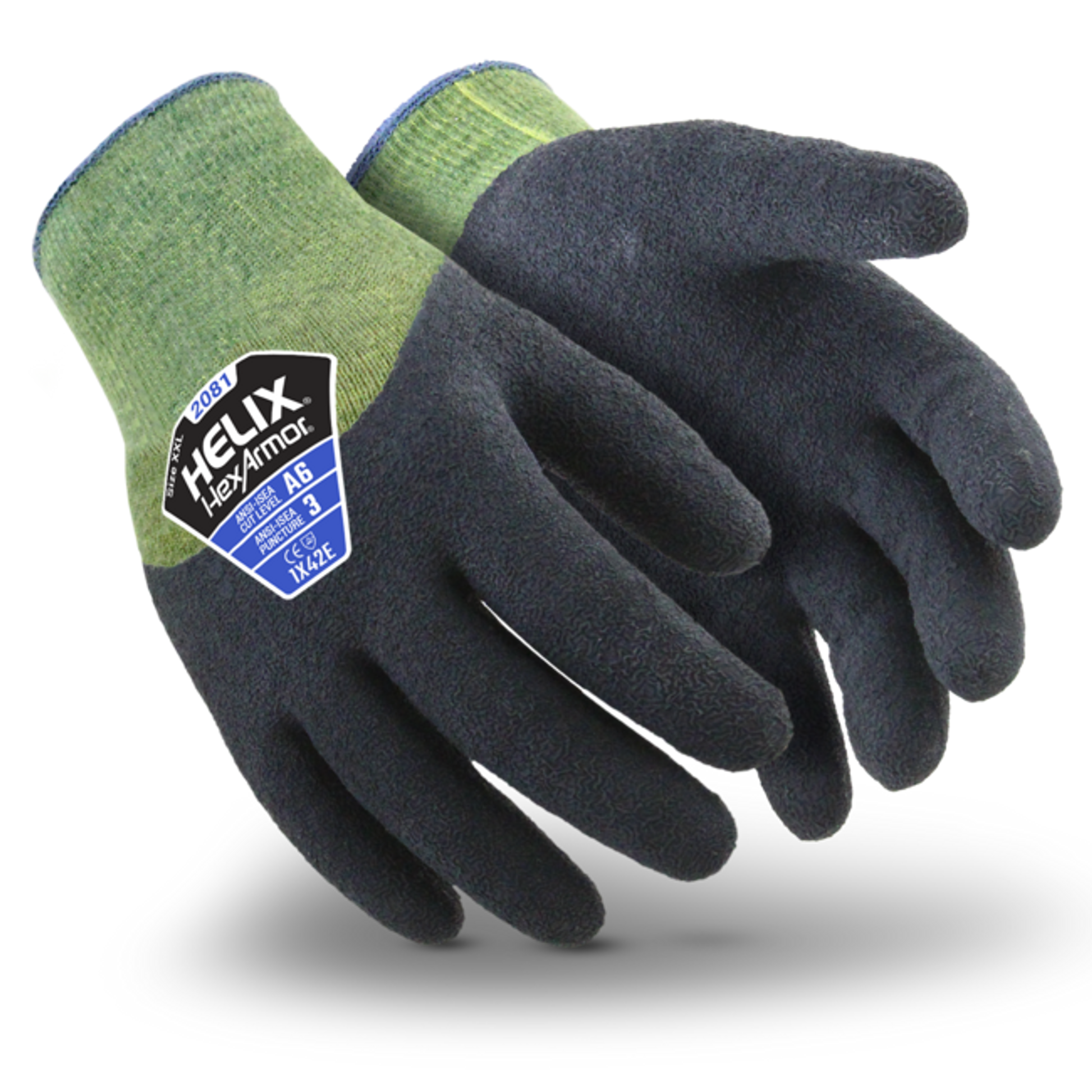 HexArmor Helix 2081 Cut Level A6 Gloves