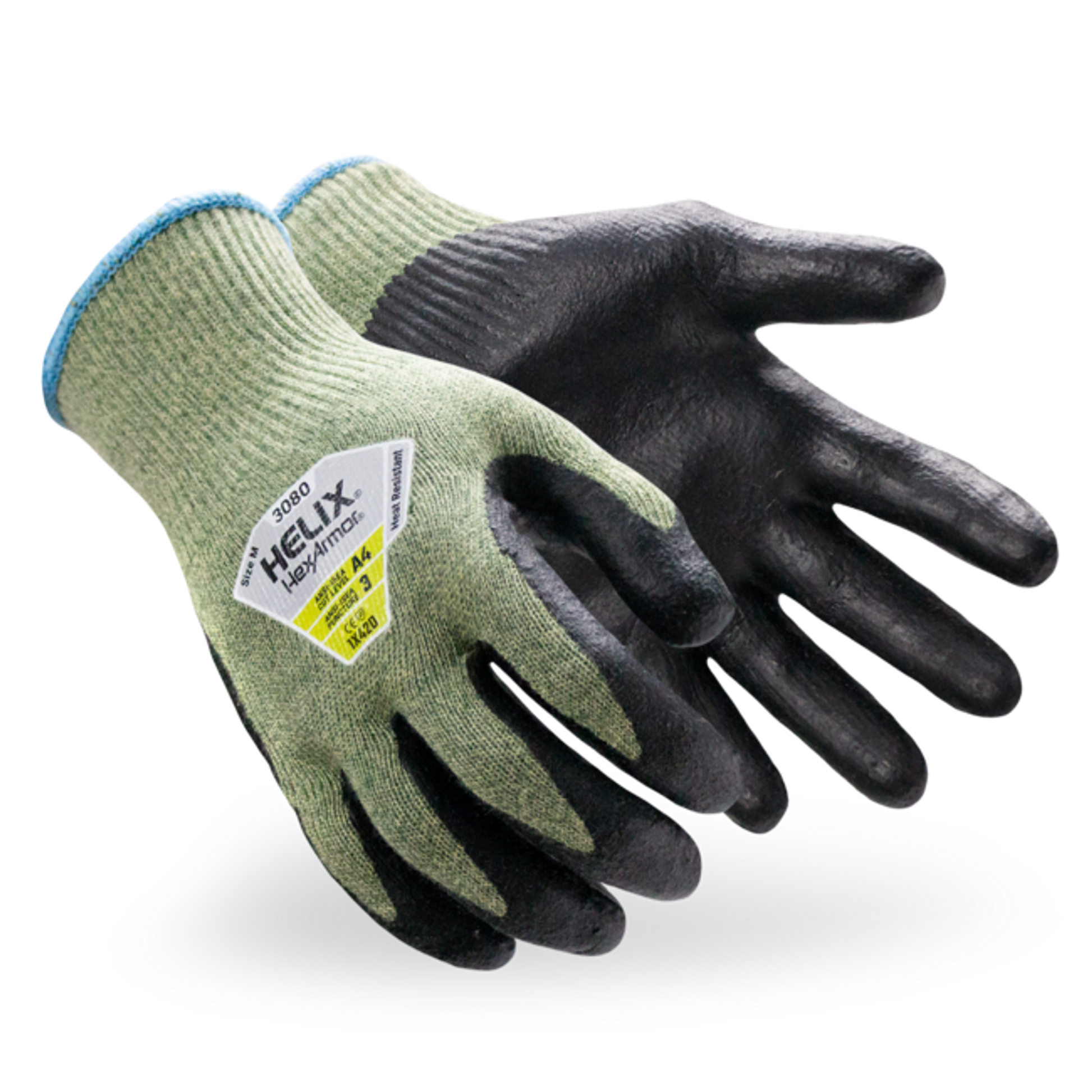 HexArmor Helix 3080 Cut Level A4 Gloves