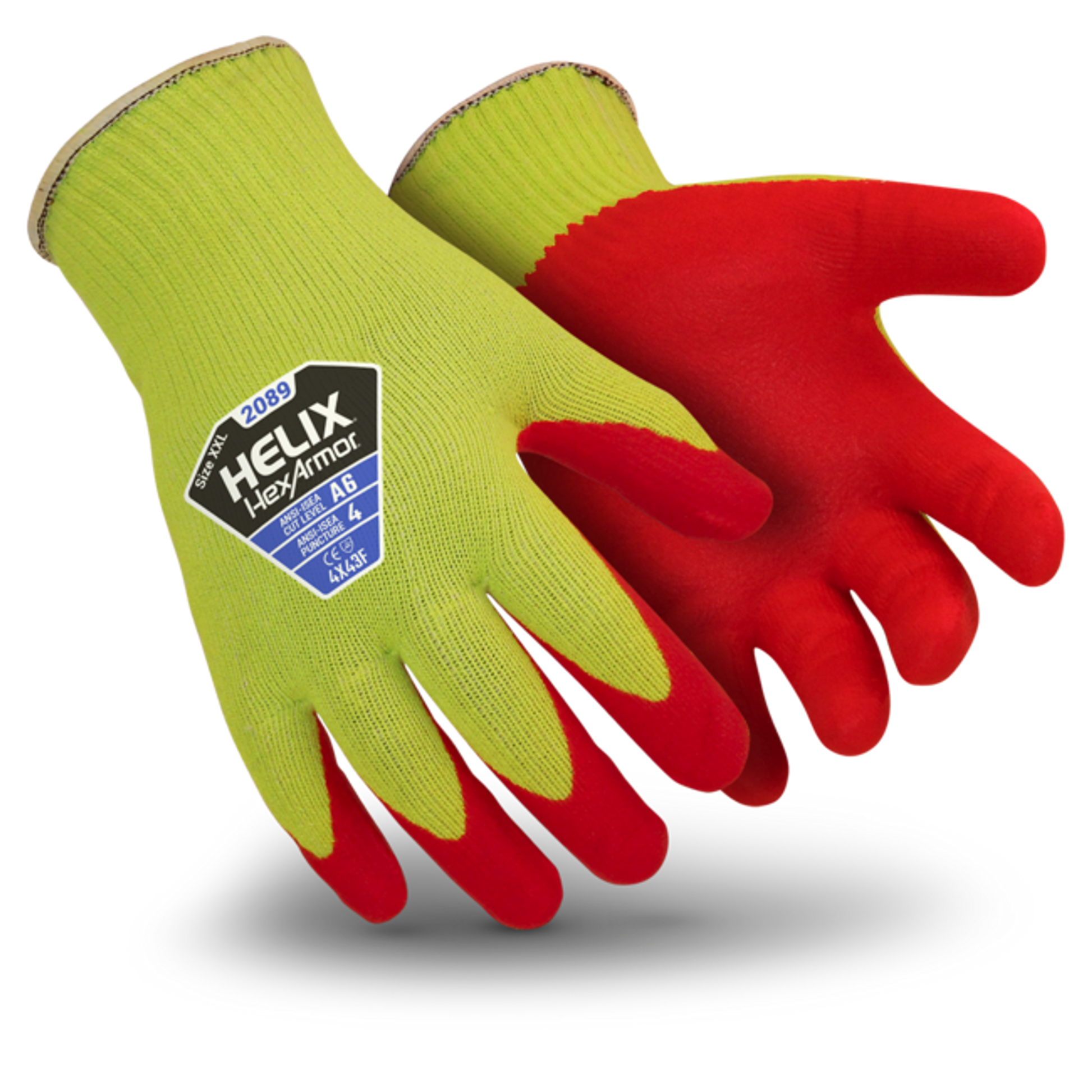HexArmor Helix 2089 Cut A6 - CE 4X43F Gloves