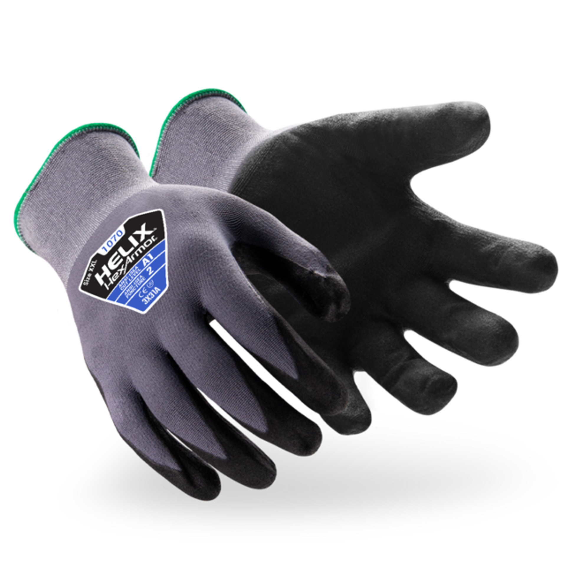 HexArmor Helix 1070 Cut A1 - CE 3X31A Gloves