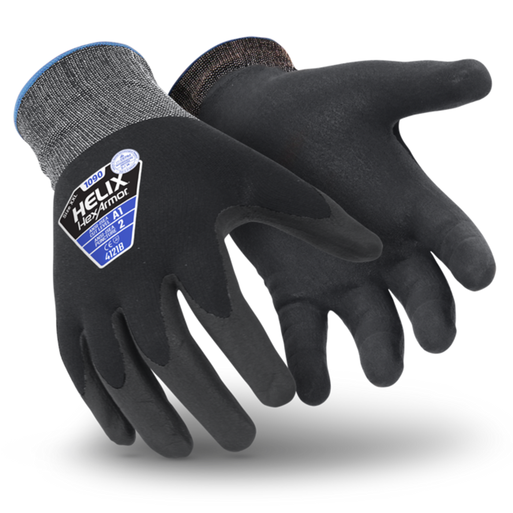 HexArmor Helix 1090 Cut A1 - CE 4121B Gloves