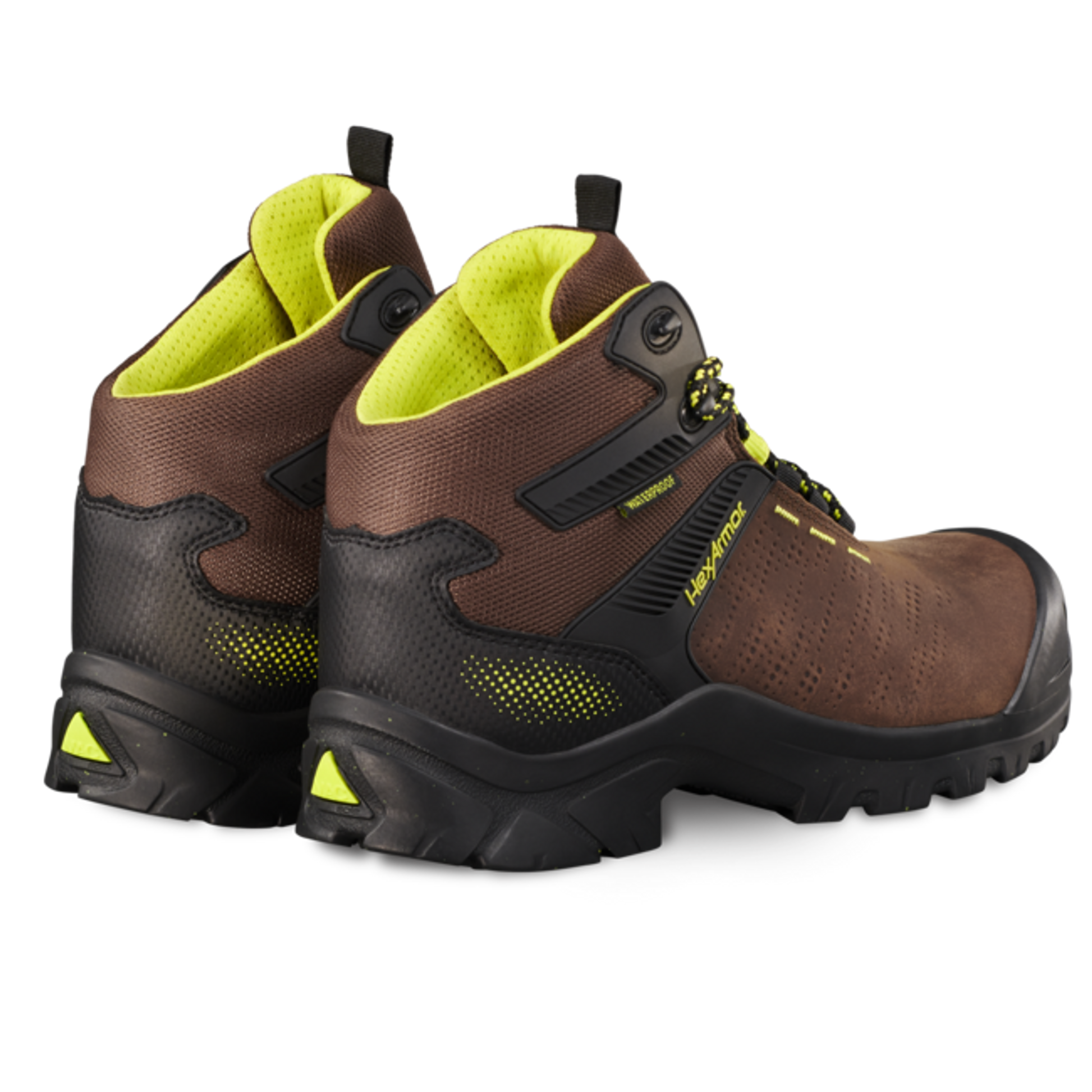HexArmor Xbase Met Brown Composite Toe Safety Boot - F2010