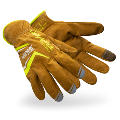 HexArmor Chrome Series With Ironhide 4090 Cut Level A8 Gloves - 12/Pair