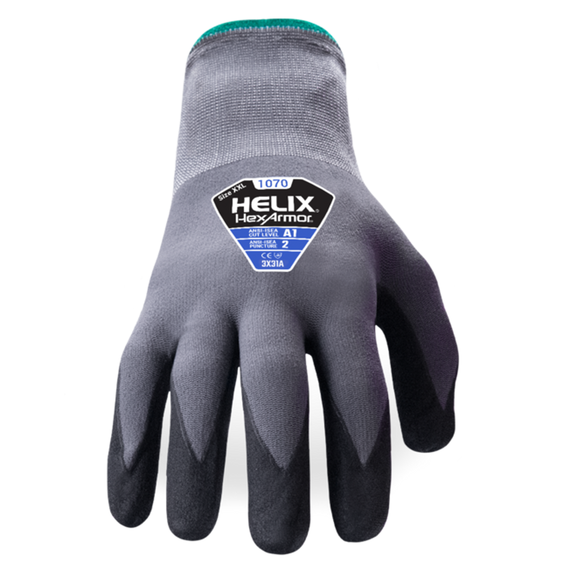 HexArmor Helix 1070 Cut A1 - CE 3X31A Gloves - Pair